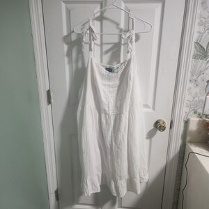 Old Navy White Textured Dress